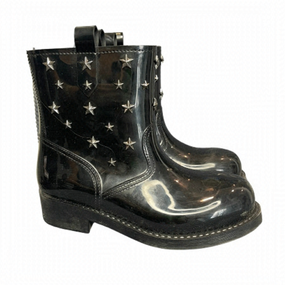 Red Valentino Star-Stud Rubber Boots sz 38